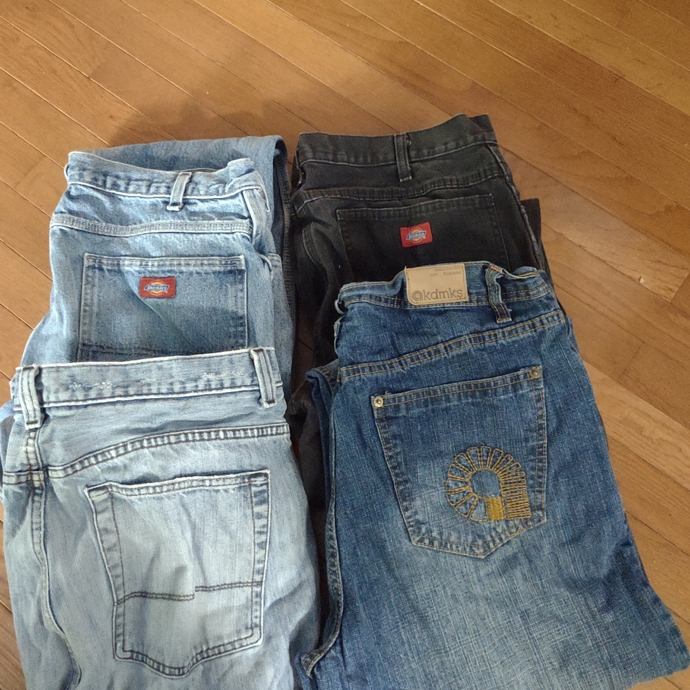 4 pairs of pants 34x36